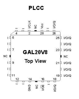 GAL20V8B-25LJN