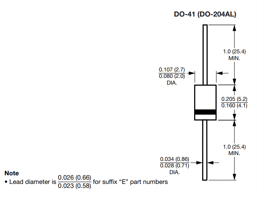 1N4007 Diode Package